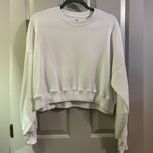 hollister cropped crewneck